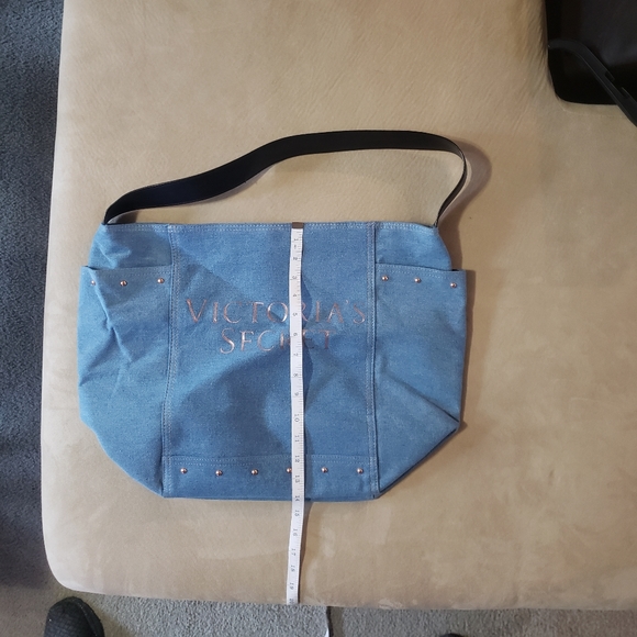 NWT Victoria's Secret denim tote bag - Picture 4 of 6